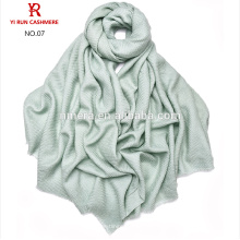 Wollschal SWW799 einfarbiger Schal aus reiner Wolle 100% Woll-Twill-Schal
